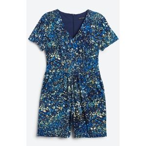 Maggy London Ensley V-Neck Knit Romper